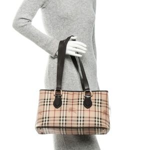 BURBERRY Haymarket Check Medium Regent Tote
